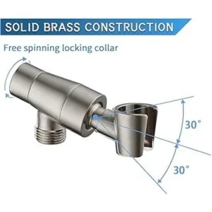 Soporte de ducha 100 metal para cabezal de ducha de mano_2