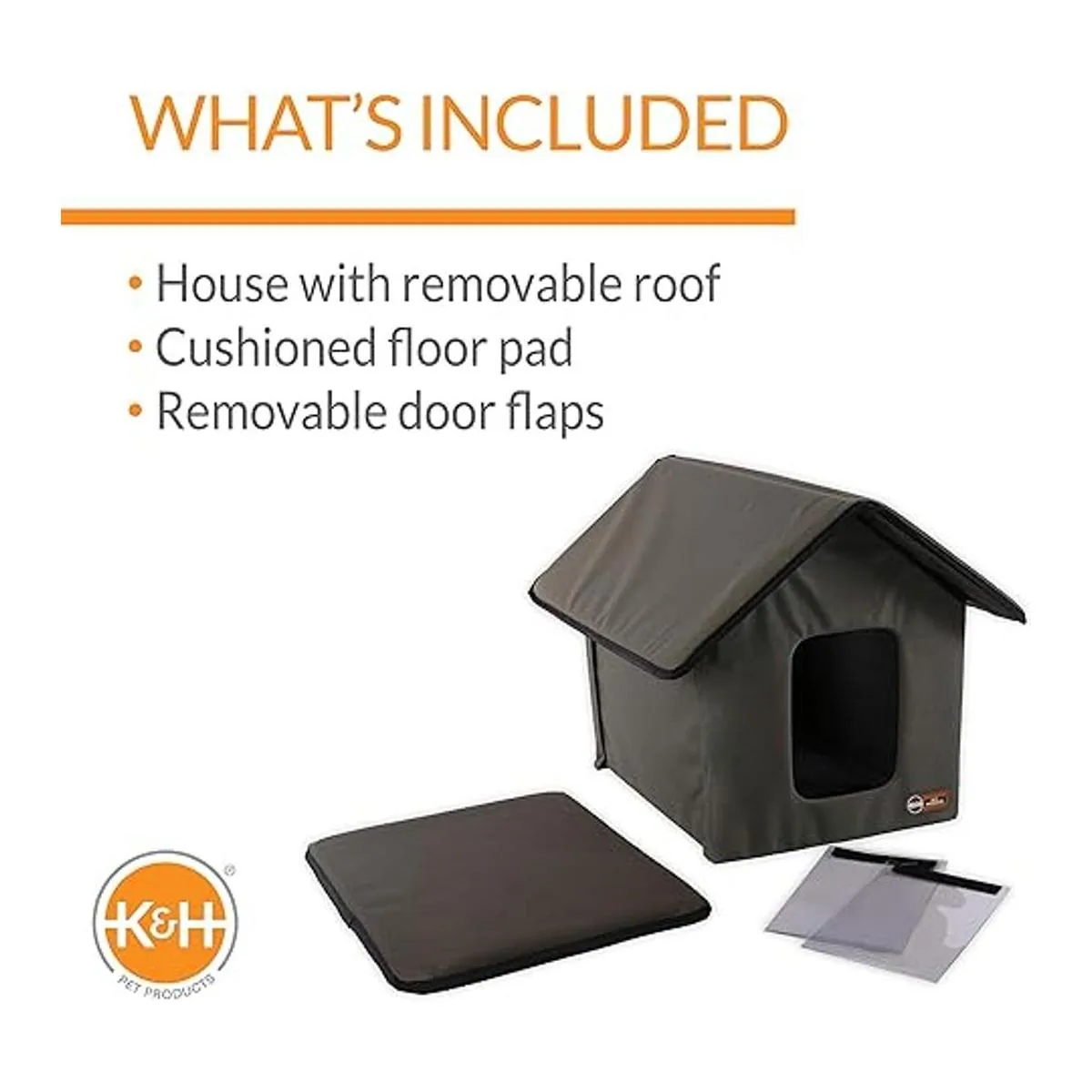 KH Pet Products Refugio para gatos con calefacción al_3