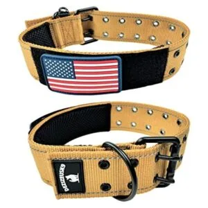 Collar para perro K9 estilo militar táctico 2.0 in de_1