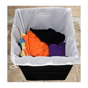 Cesta plegable grande para la ropa sucia con bolsa de_3