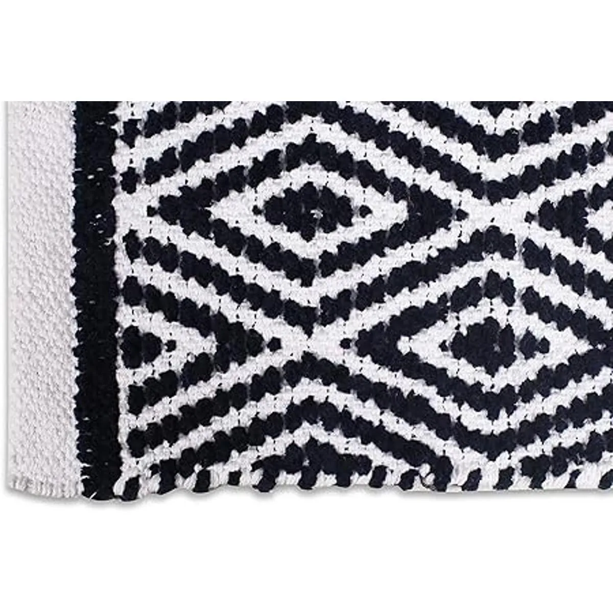 Alfombra 100 de algodón de diamante de 21 x 34 pulgadas_3