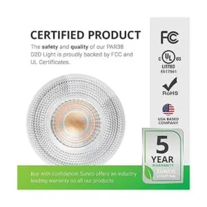 Sunco Lighting Luz LED de inundación para exteriores_6