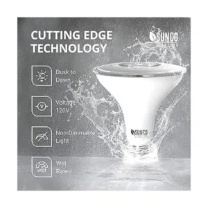 Sunco Lighting Luz LED de inundación para exteriores_4