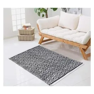 Alfombra 100 de algodón de diamante de 21 x 34 pulgadas_2