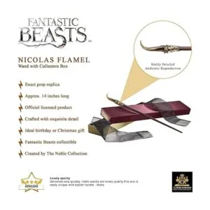 The Noble Collection Fantastic Beasts Nicolas Varita de_3