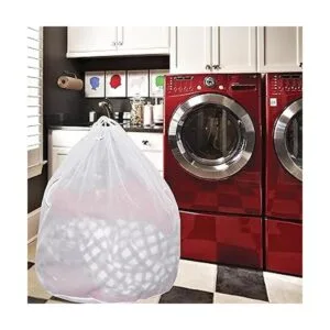 Cesta plegable grande para la ropa sucia con bolsa de_6