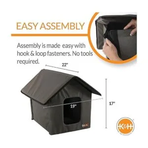 KH Pet Products Refugio para gatos con calefacción al_2