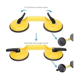 FCHO Ventosas de vidrio de aluminio resistente para placa_3