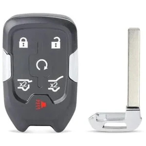 Keyecu Carcasa de llave inteligente remota con 6 botones_3