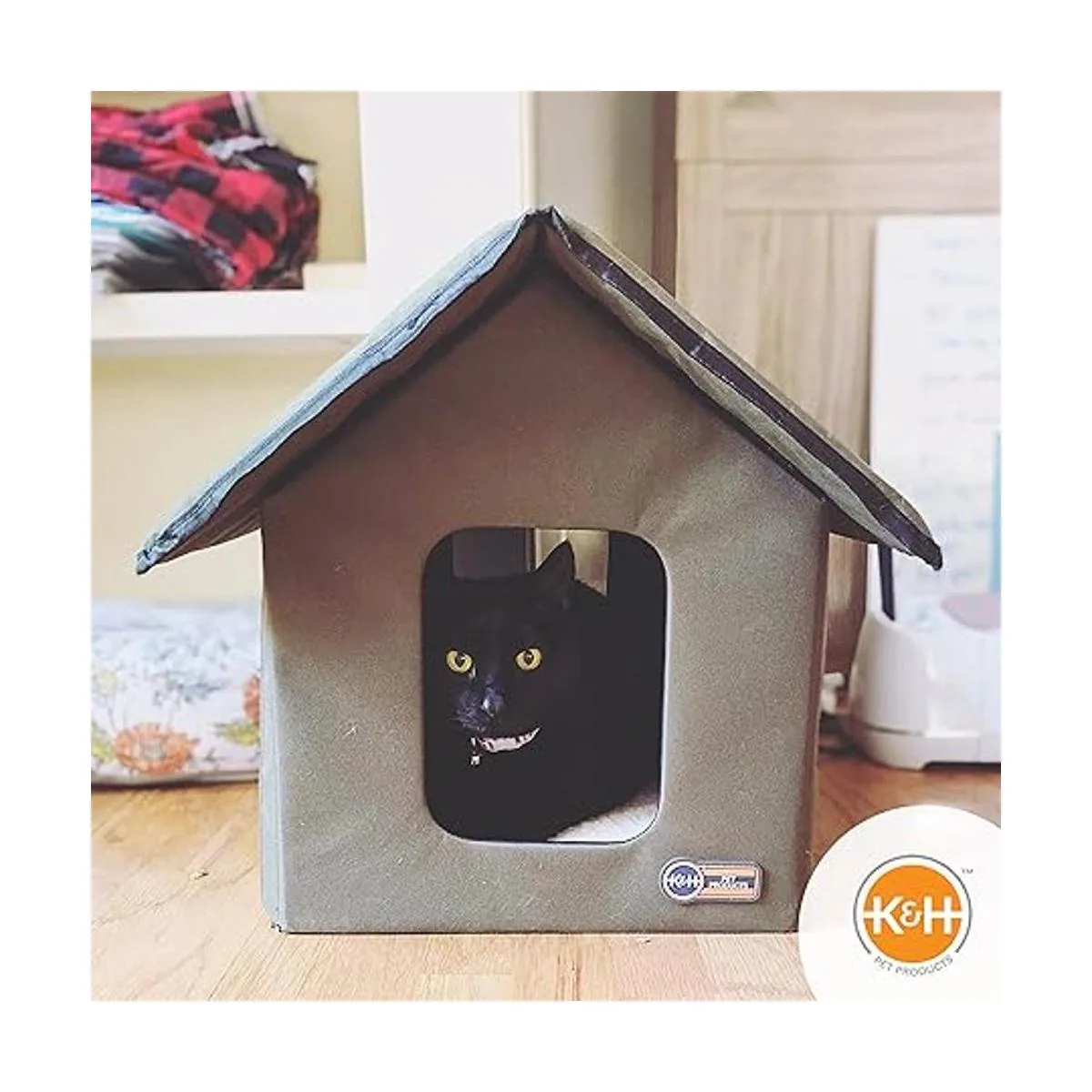 KH Pet Products Refugio para gatos con calefacción al_5