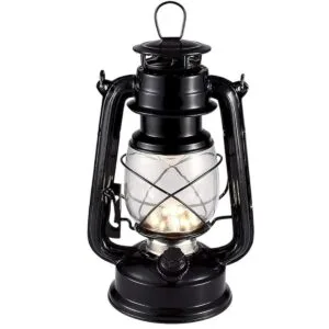 Farol LED vintage para huracán linterna blanca cálida con_1
