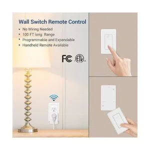 DEWENWILS Remote Control Outlet Wireless Wall Mounted_2