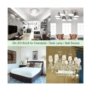Bombilla LED G9 equivalente a bombilla halógena de 75 W_2