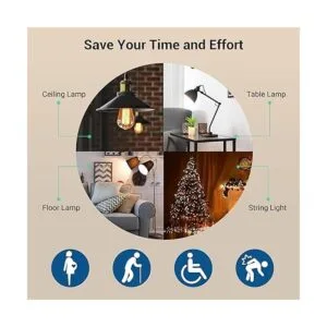 DEWENWILS Remote Control Outlet Wireless Wall Mounted_5