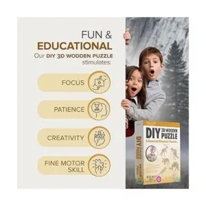 Hands Craft Juego de rompecabezas de madera 3D_3