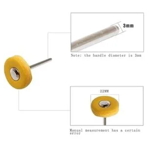 PHYHOO Juego de rueda pulidora de algodón para taladro_5