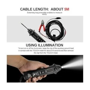 ALLOSUN Probador de circuito eléctrico automotriz DC 224V_4