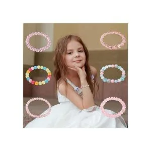 BGSHEMNI 6 pulseras de princesa pulseras de cuentas_4