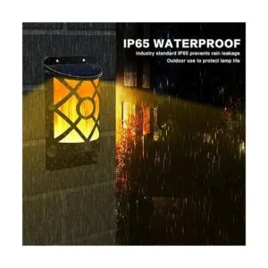 Luces solares de llama al aire libre Fitybow impermeable_5