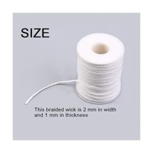 Teemico Bobina de mecha trenzada para hacer velas y hacer_2