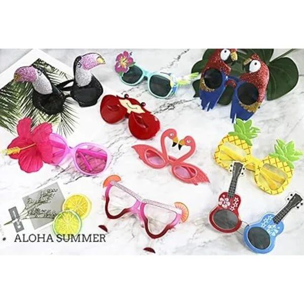 Ocean Line Luau Gafas de sol para fiesta 9 pares de_2