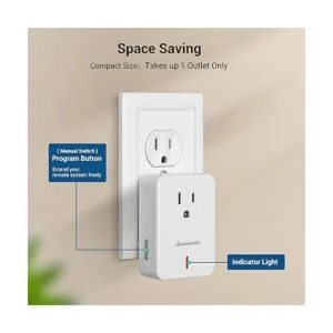 DEWENWILS Remote Control Outlet Wireless Wall Mounted_3