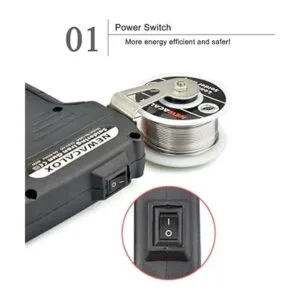 NEWACALOX Pistola de soldadura automática de mano para_2