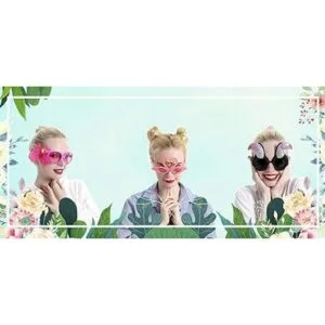 Ocean Line Luau Gafas de sol para fiesta 9 pares de_4