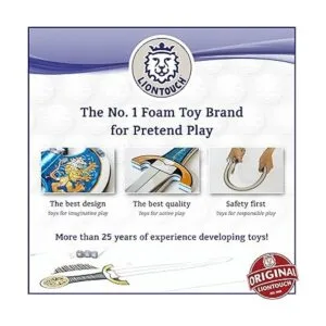 Liontouch Espada y escudo de juguete de caballero para_6