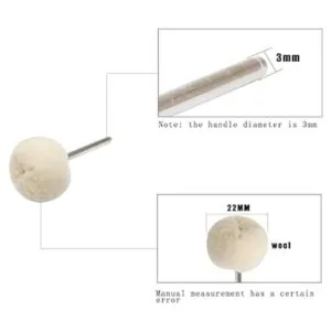 PHYHOO Juego de rueda pulidora de algodón para taladro_4