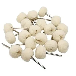 PHYHOO Juego de rueda pulidora de algodón para taladro_7