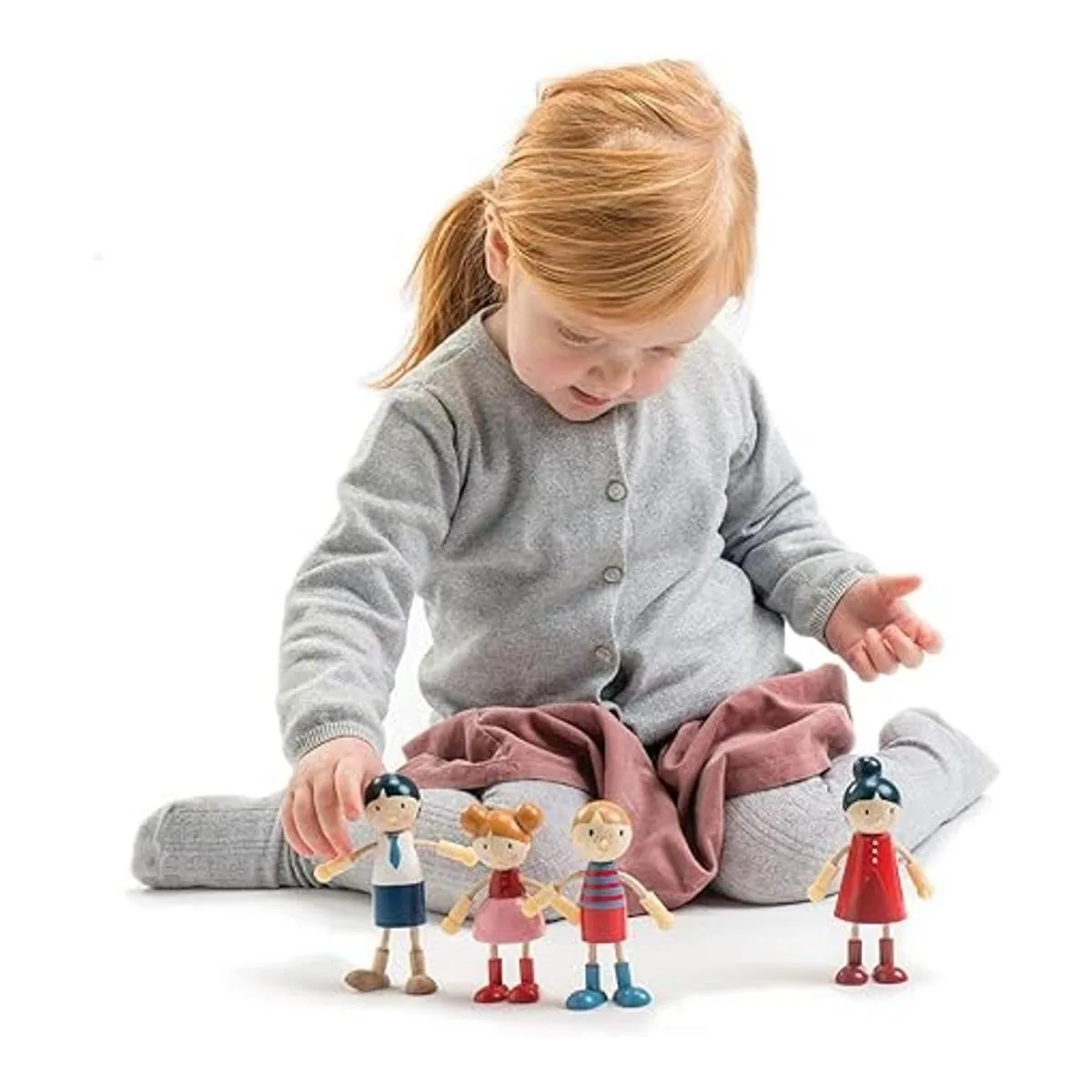 Tender Leaf Toys Familia de muñecas Linda familia de_2