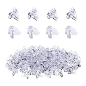 Apipi 100 pinzas transparentes de soporte de estante de_1
