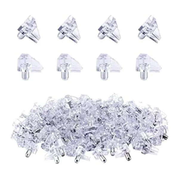 Apipi 100 pinzas transparentes de soporte de estante de_1