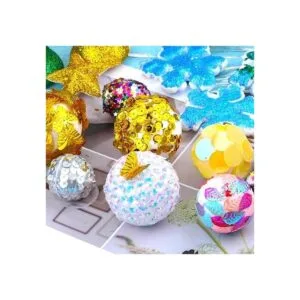 Pllieay 100 piezas de 5 tamaños de bolas de espuma_4