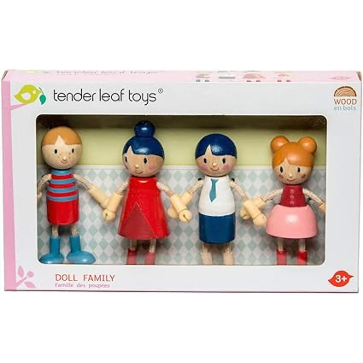 Tender Leaf Toys Familia de muñecas Linda familia de_3