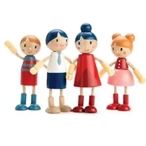 Tender Leaf Toys Familia de muñecas Linda familia de_1
