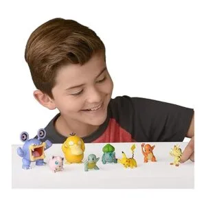 Pokemon Paquete de 8 figuras de batalla viene con Pikachu_3