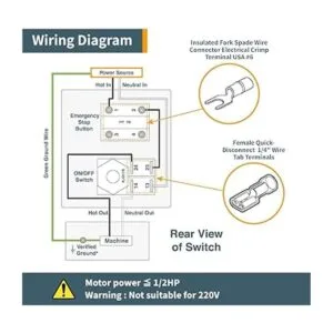 POWERTEC Interruptor magnético 71354 de 120 V Caja de_6