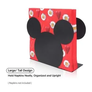 Finex Mickey Mouse Head Servilletero de acero inoxidable_3