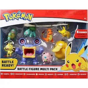 Pokemon Paquete de 8 figuras de batalla viene con Pikachu_2