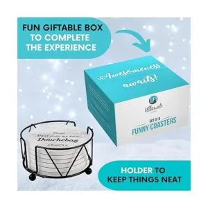 Posavasos divertidos para bebidas absorbentes con soporte_7