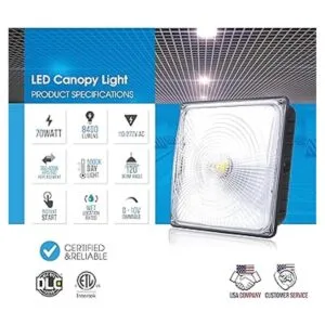 Parmida LED Canopy Light 70W regulable 8400lm_2
