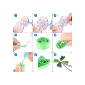 TUPARKA Juego de 15 piezas de papel con 29 colores y 600_6