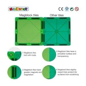 Magblock 120 bloques magnéticos bloques de construcción_3