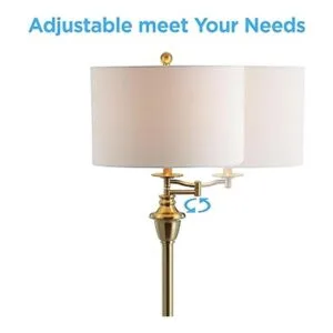 JONATHAN Y JYL3055C Cora Lámpara de pie LED de metal y_4