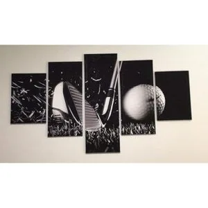 Piezas de golf para decoración de pared pinturas en_5