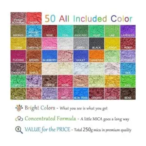 Mica Powder Pure 50 colores Tinte de resina epoxi_2