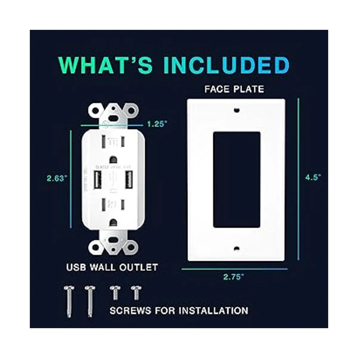 Dependable Direct 2 puertos USB de alta velocidad 4.8A y_4