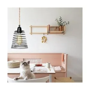 PRUNLLA Lámpara cubierta de cuerda de 25 pies cable de_6